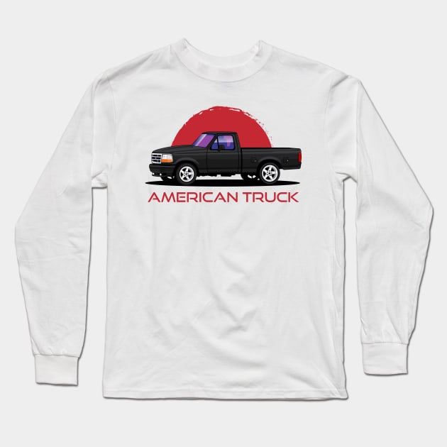 American car Truck Long Sleeve T-Shirt by masjestudio